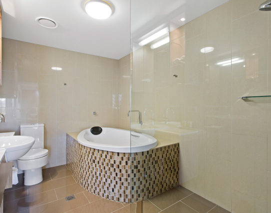 Bathroom in Executive Apartment - CBD Luxury Accommodation