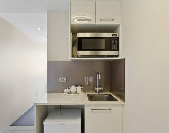Kitchen in Executive Apartment - CBD Luxury Accommodation